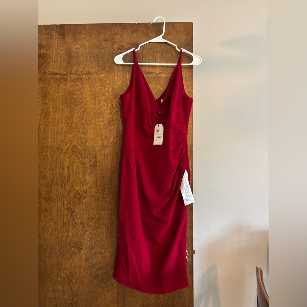Dress the Population Rich Red Dress